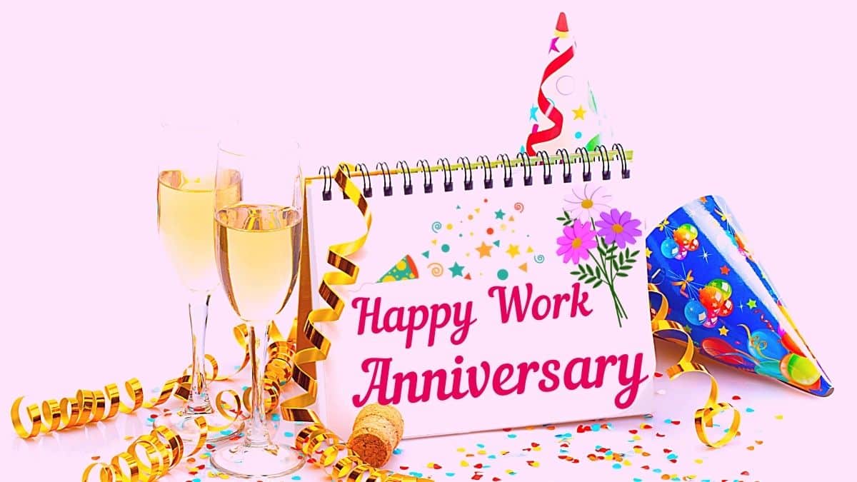 100 Happy Work Anniversary Wishes Quotes Messages