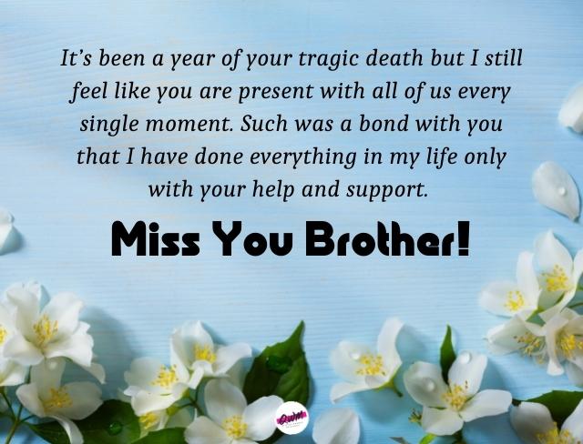 40 Heartfelt Death Anniversary Messages For Brother