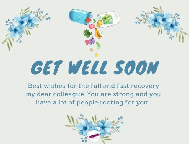 40 Professional Get Well Soon Messages For Colleagues